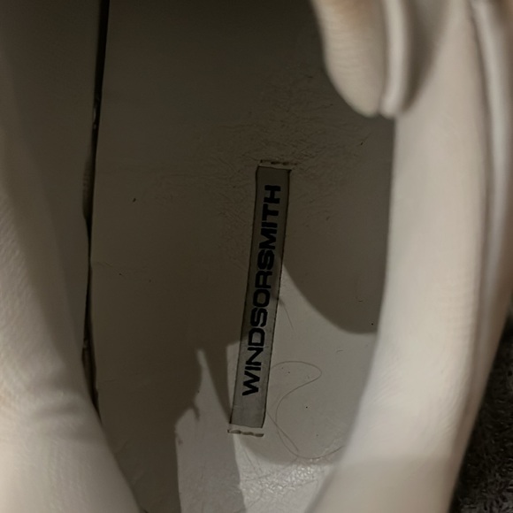 WindsorSmith sneakers Carte white leather preowned size 10 back to school - Picture 8 of 12
